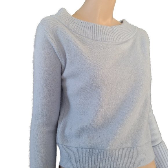 NWOT Club Monaco Pastel Blue Merino & Alpaca Wool - Picture 2 of 5